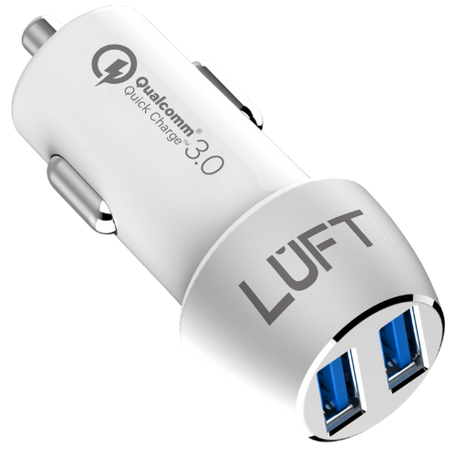LUFT シガーソケットUSB カーチャージャー (ブラック) QuickCharge3.0搭載